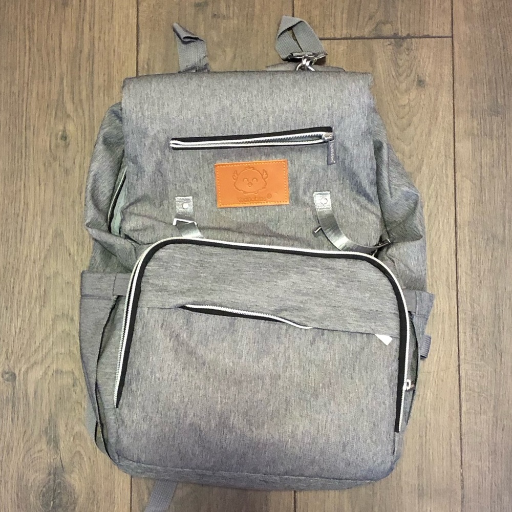 Keababies grey diaper bag